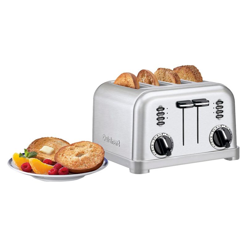 Haden Dorset 2-Slice Wide Slot Stainless Steel Countertop Retro Toaster with Adjustable Browning Control, Red
