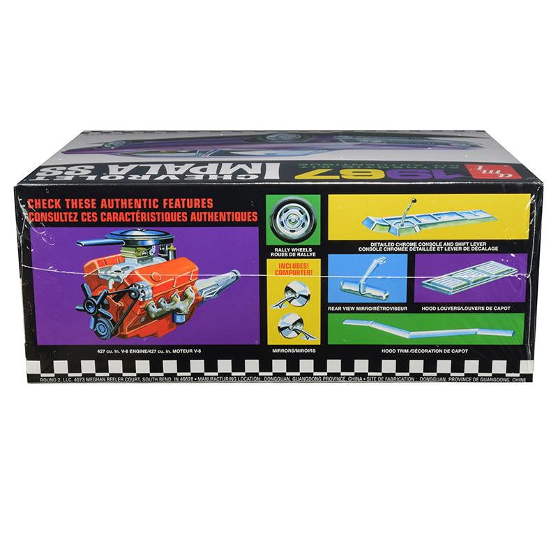 Skill 2 Model Kit 1967 Chevrolet Impala SS 1/25 Scale Model by AMT