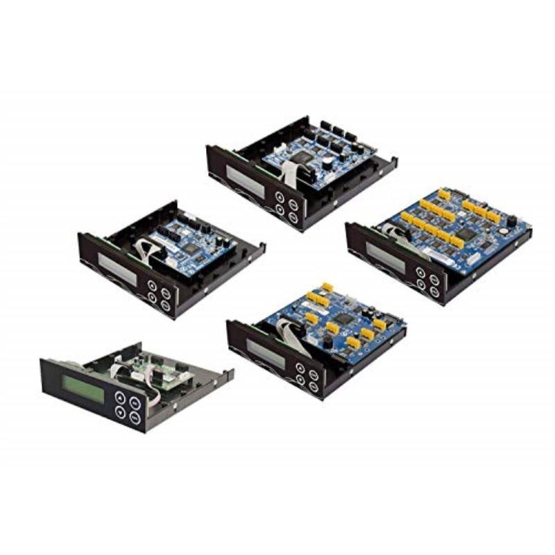Bestduplicator Premium Series - SATA CD/DVD/Blu Ray Duplicator Controller (1 to 3) Target - Supports Lightscribe w/128MB Buffer Memory