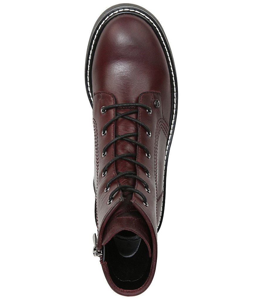 Franco Sarto Jensine Leather Combat Booties