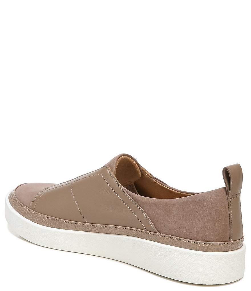 Vionic Zinah Leather Slip-On Sneakers