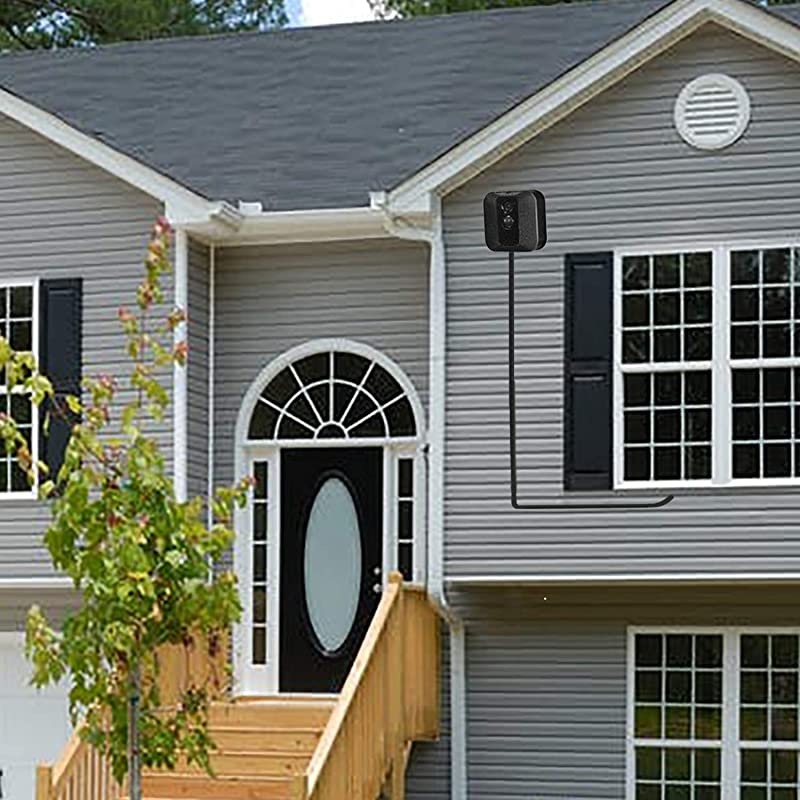 Adapter for Blink XT / XT2 & All-New Blink Outdoor Indoor Camera, with 25 ft/7.5 m Weatherproof Cable Continuously Charging Blink Camera, No More Battery Changes - Black