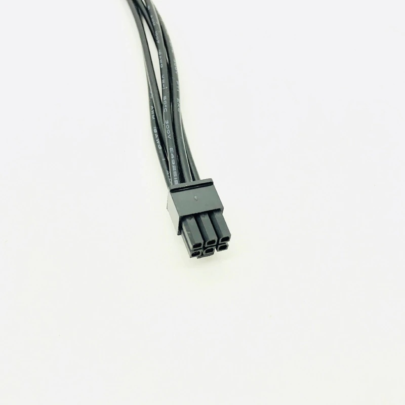 6Pin to Dual SATA 15Pin Power Cable for DELL Vostro 3070 3670 3967 3977 3980 Desktop Computer HDD SSD Power Supply Cable Adapter