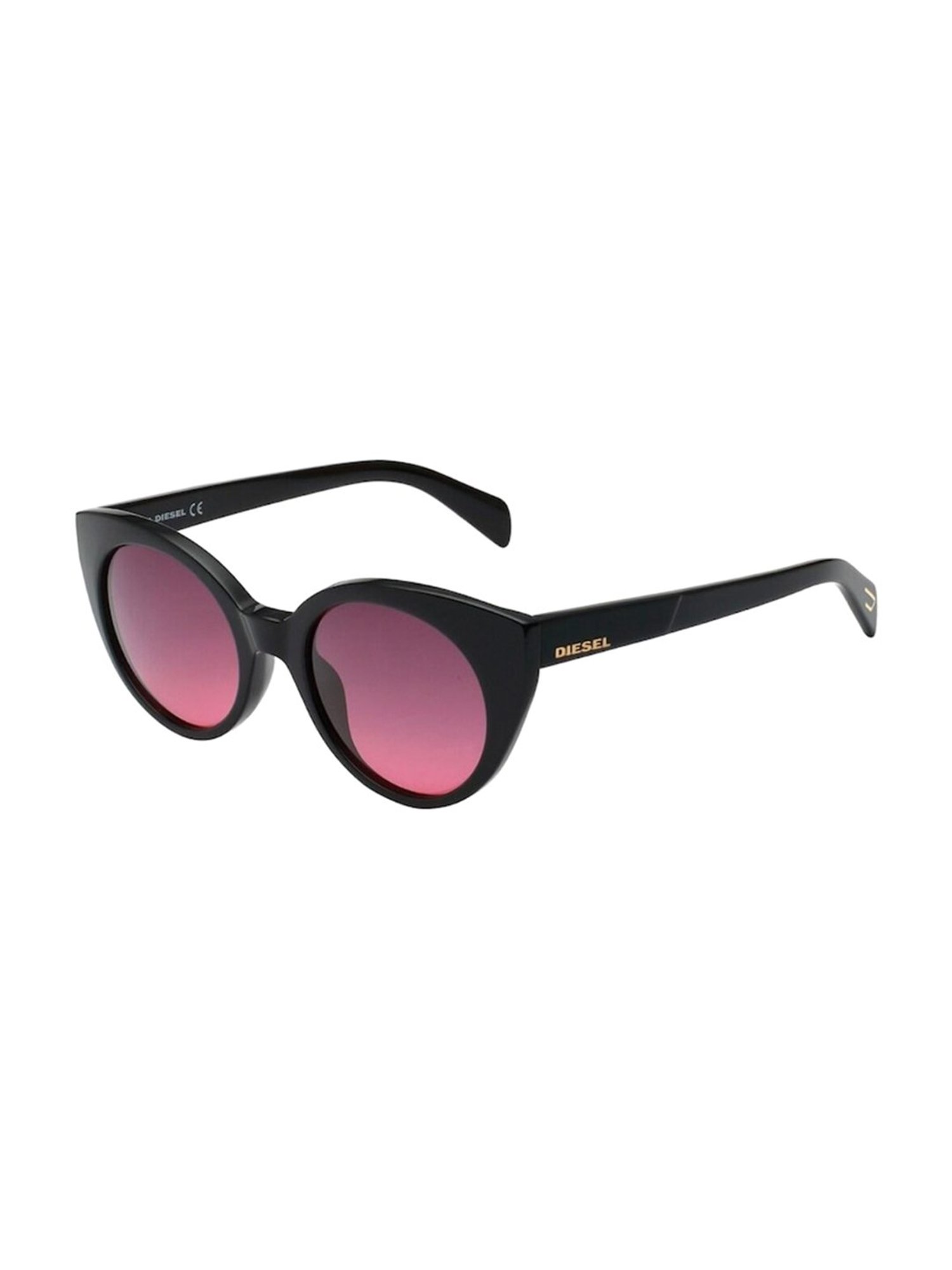 DIESEL Purple Cat Eye UV Protection Sunglasses Women
