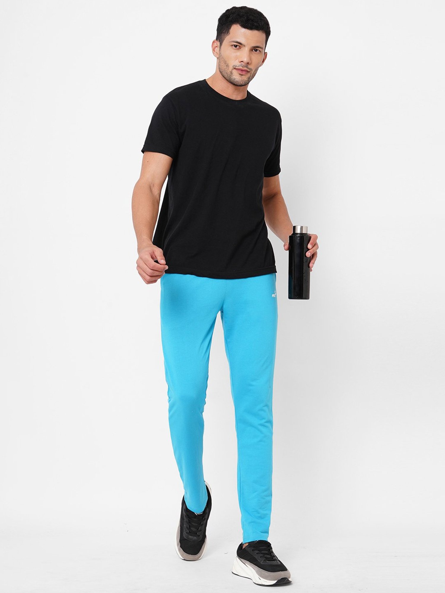 Fitz Blue Slim Fit Trackpants