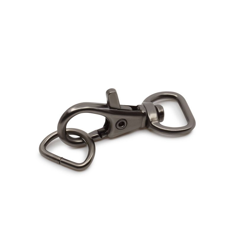 Dritz 12ct Swivel Hooks & D-Rings 1/2" Gunmetal