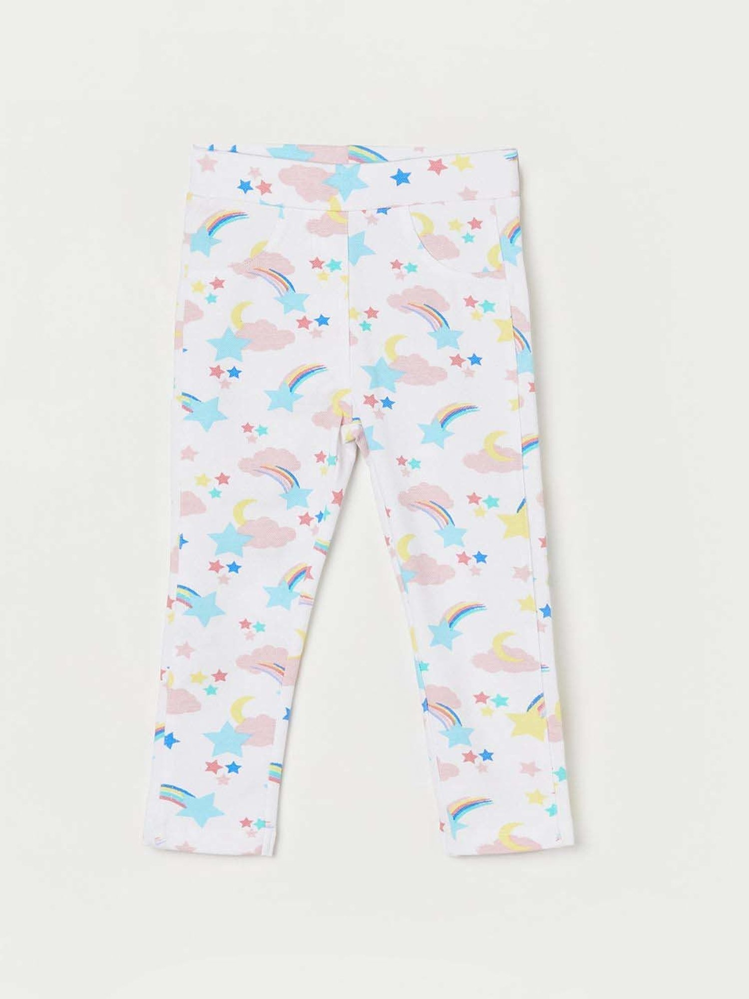 Nino Bambino Kids Multicolor Printed Leggings