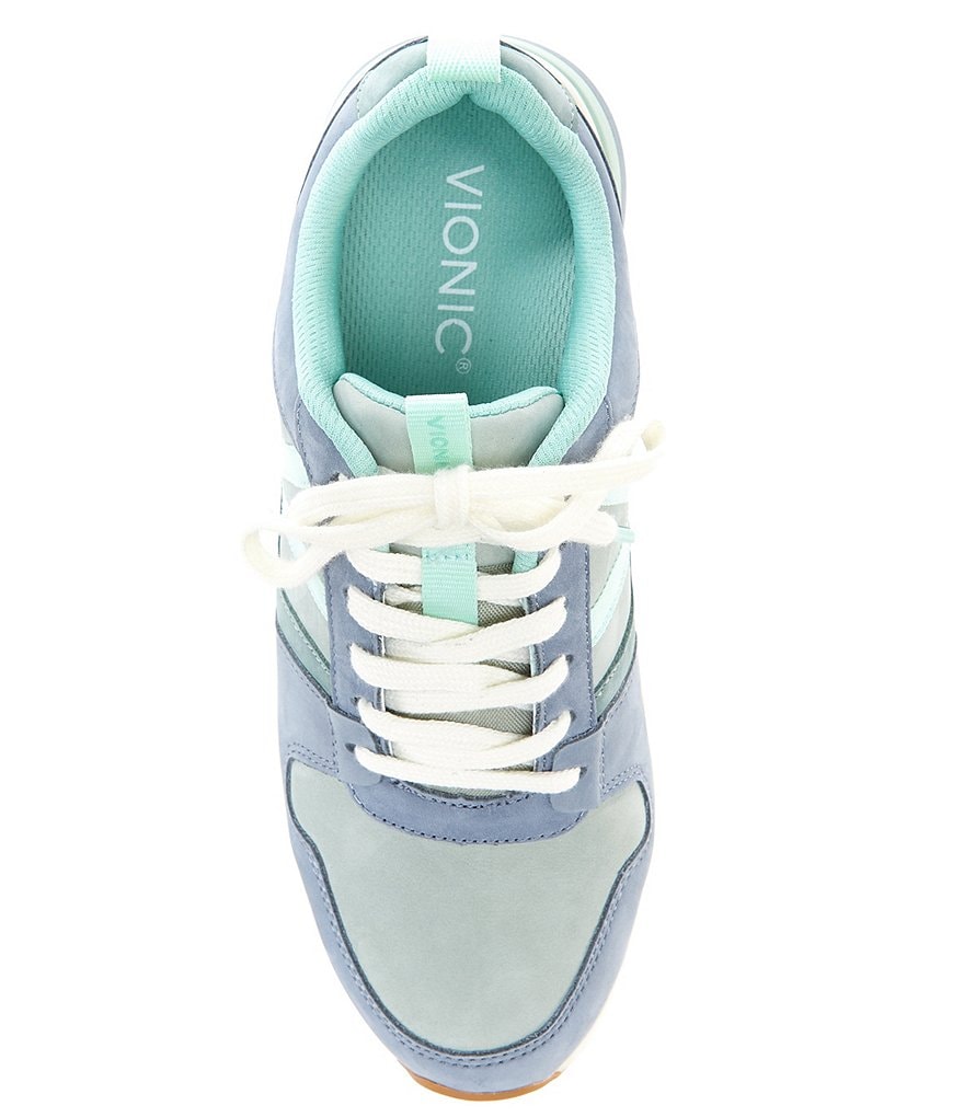 Vionic Rechelle Leather Lace-Up Sneakers