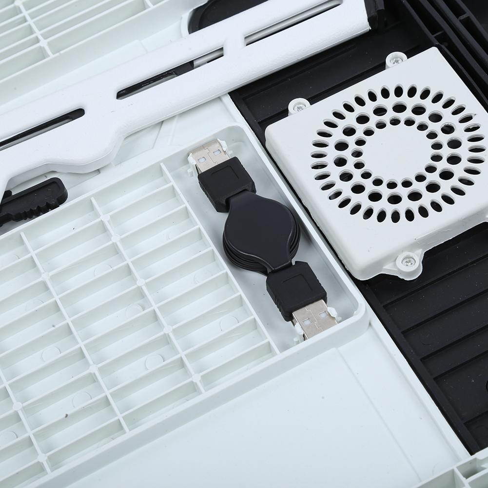 Laptop Lap Desk E-Table Bed Foldable Table With USB Cooling Fans Stand TV Tray