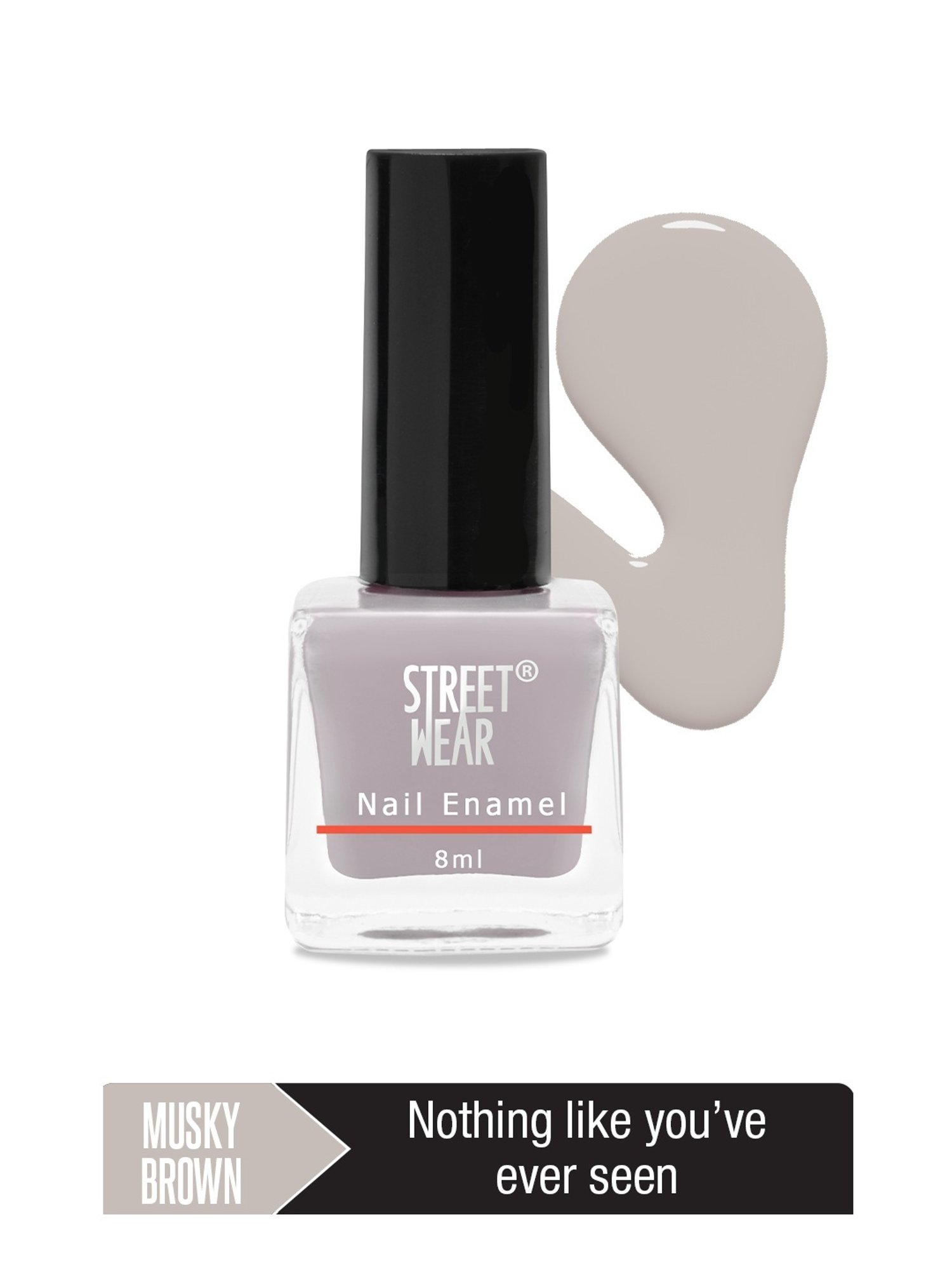 Street Wear Gloss Nail Enamel Musky Brown - 8 ml