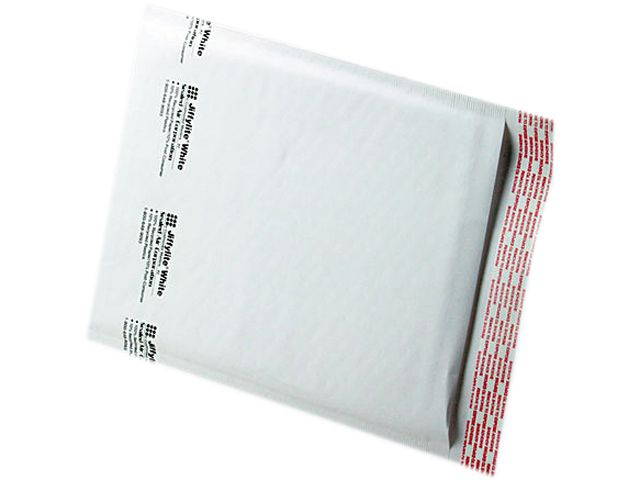 Sealed Air 39258 Jiffylite Self-Seal Mailer, Side Seam, #2, 8 1/2 x 12, White, 100/Carton