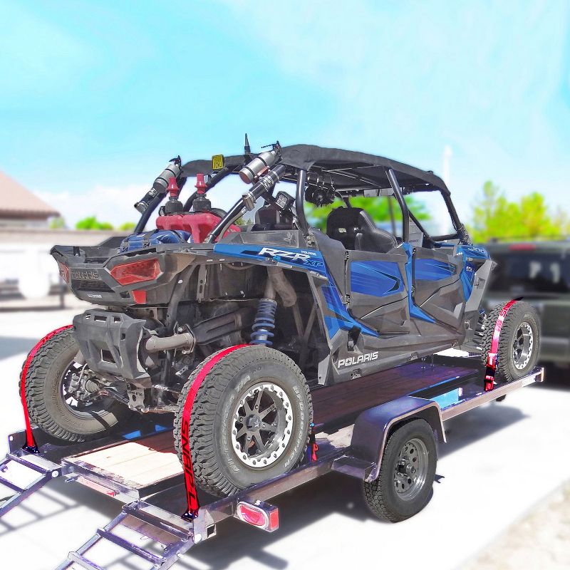 Snap Loc Stainless E Track Compact Single Strap Steel Anchor for Dolly System and Cargo, 10 Pack