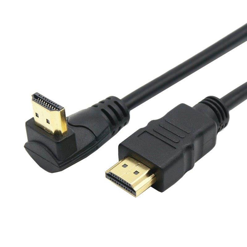 HDMI Male to Male Cable Cord Converter For XBOX HDTV DVD Video HDMI Down & Up & Left & Right Angled  90 degree HDMI cable