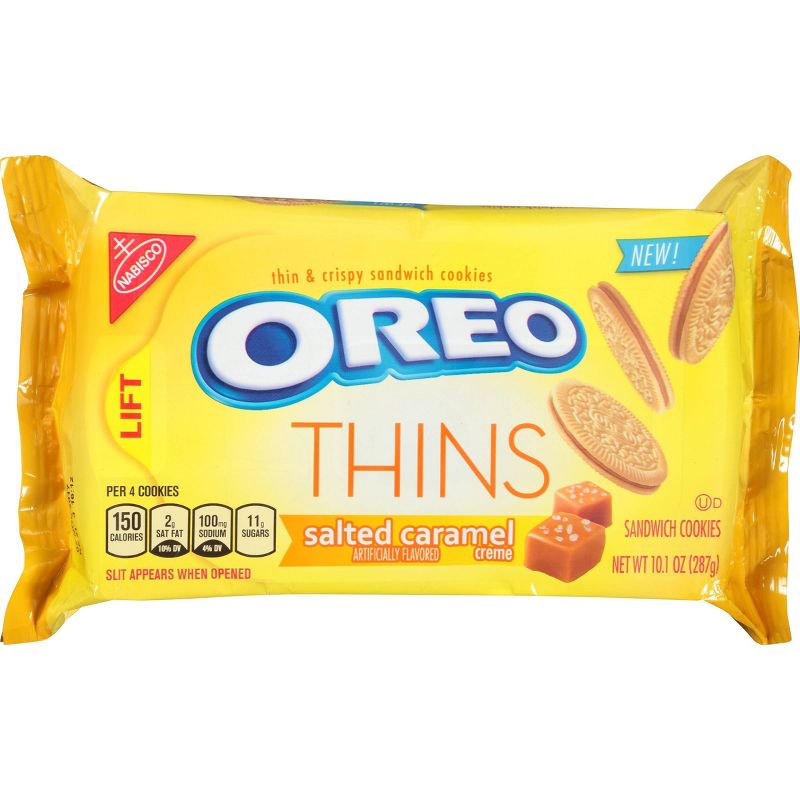 Oreo Thins Salted Caramel Crème Sandwich Cookies - 10.1oz