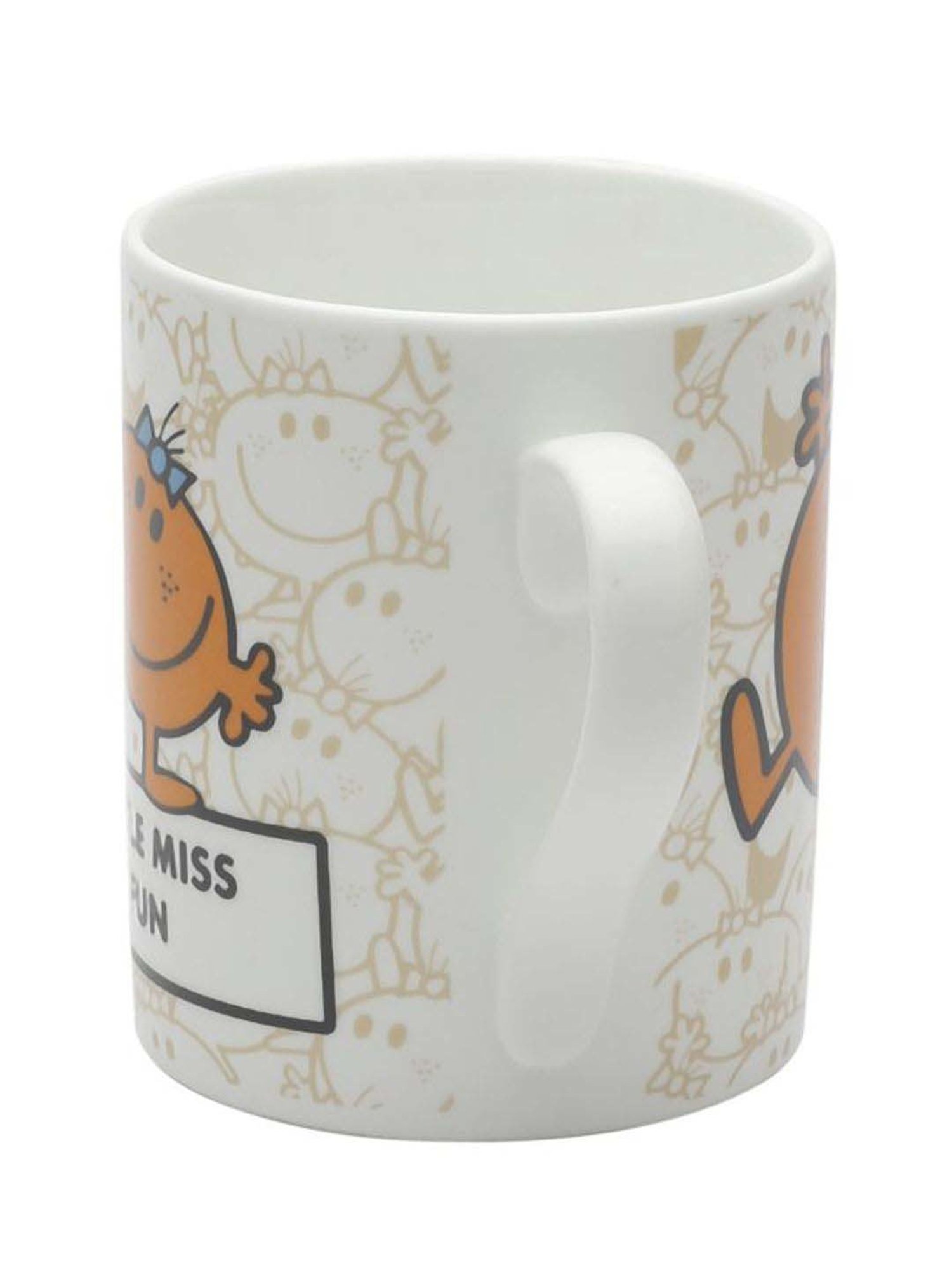 Clay Craft Multicolor Fine Ceramic Abstract Milk Mug 350 ml - 1 Pc