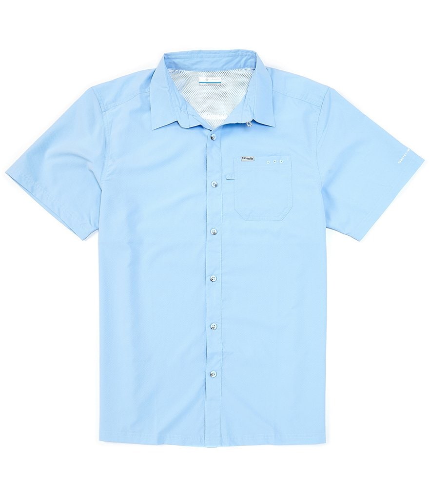 Columbia PFG Slack Tide Solid Camp Shirt