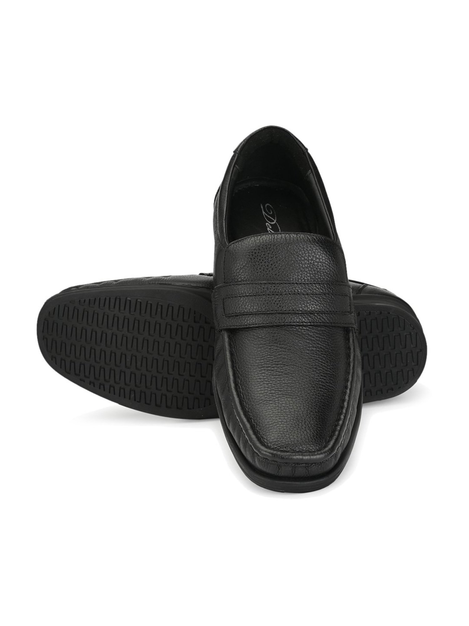 Delize Black Formal Slip-Ons