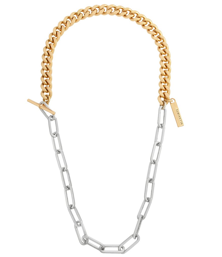 AllSaints Asymmetrical Collar Necklace