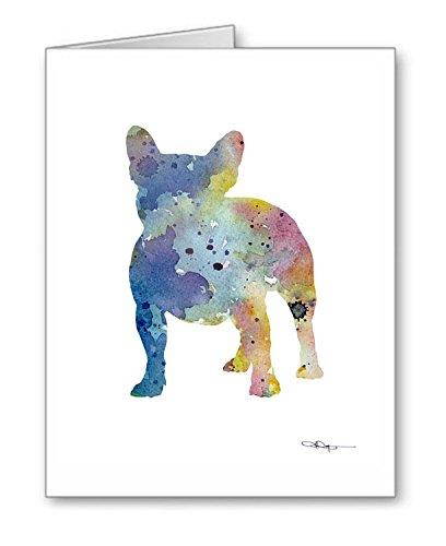 French Bulldog - Set of 10 Note Cards With Envelopes