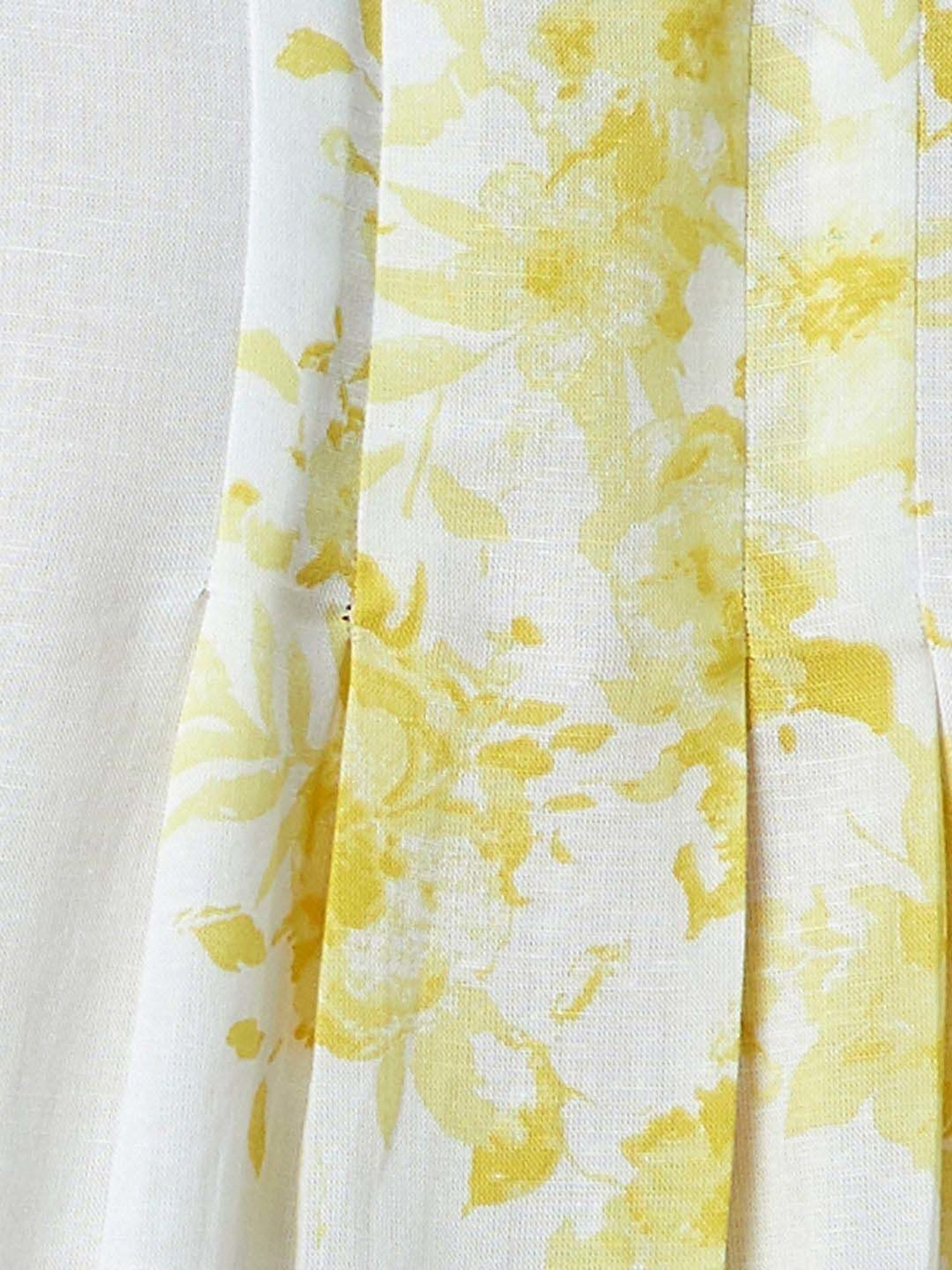 Melange by Lifestyle White & Yellow Printed Tunic