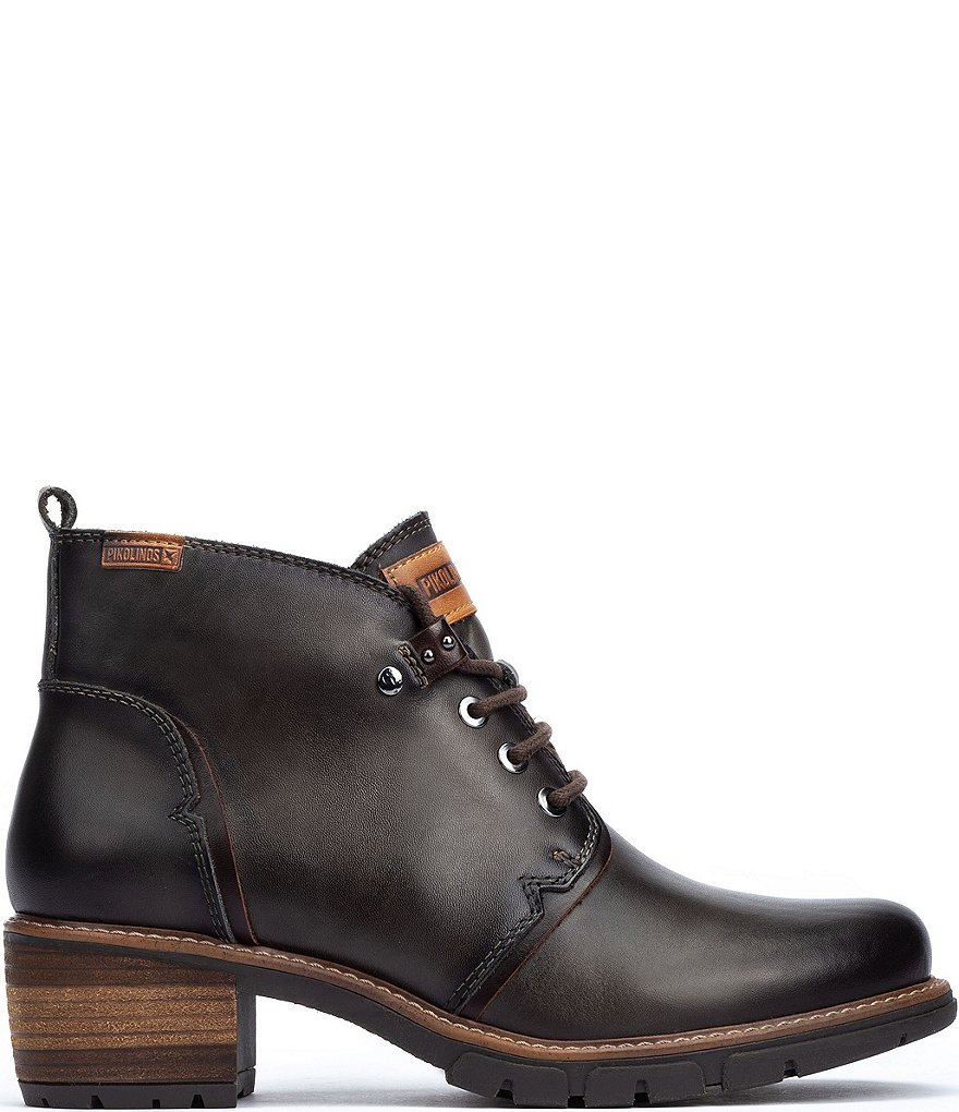 Pikolinos San Sebastian W1T Leather Lace-Up Booties