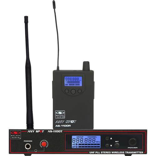 Galaxy Audio 1100 SERIES Wireless In-Ear Monitoring System with EB3 Earbuds Freq N