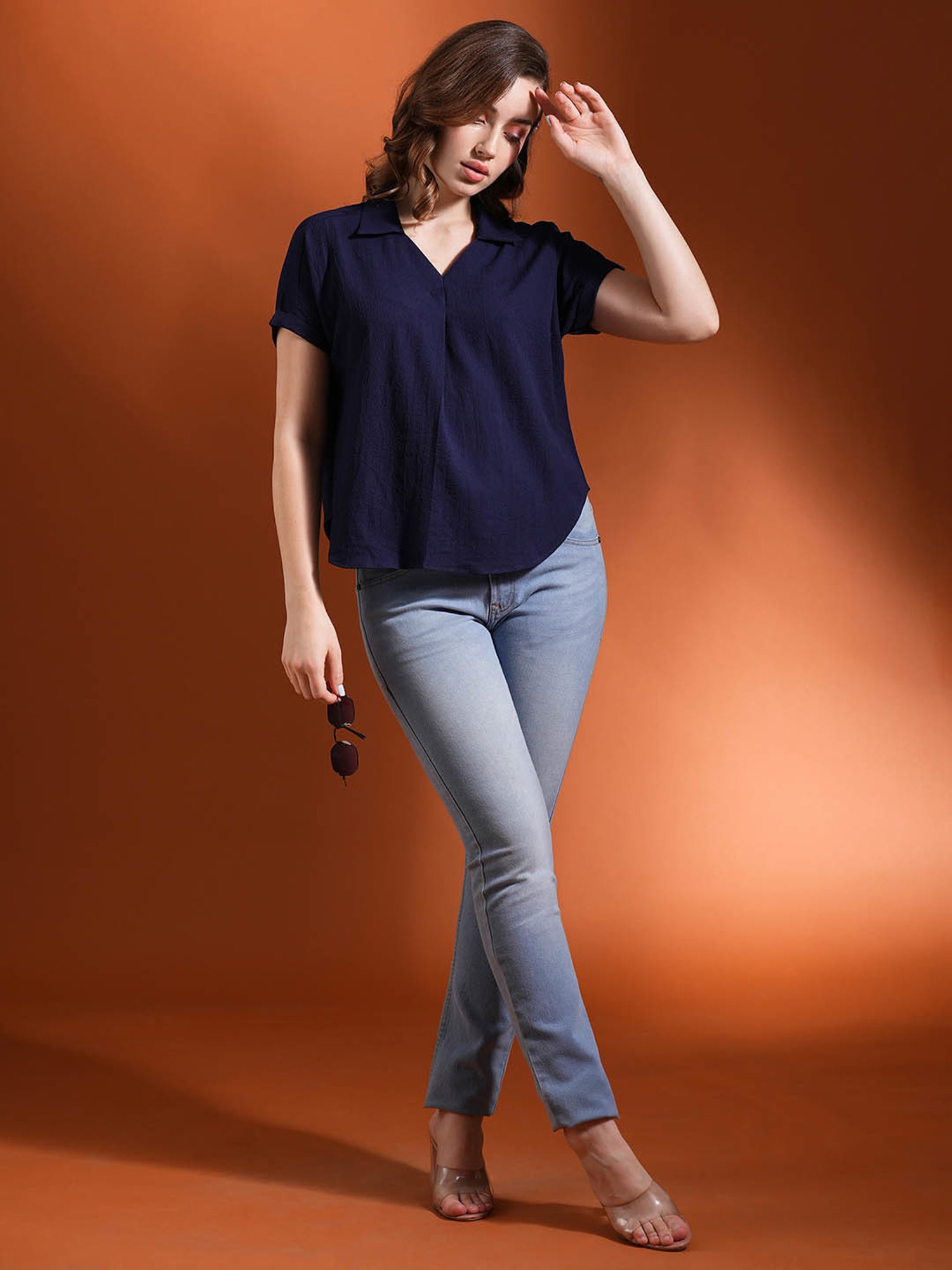 Globus Navy Top