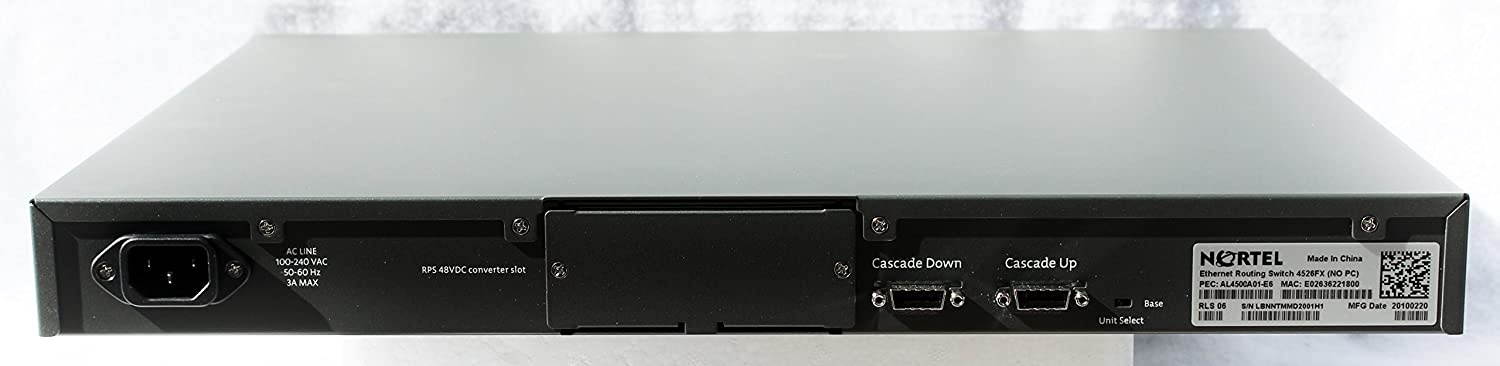 Nortel AL4500E01-E6 4526FX Ethernet Routing Switch w/US Power Cord