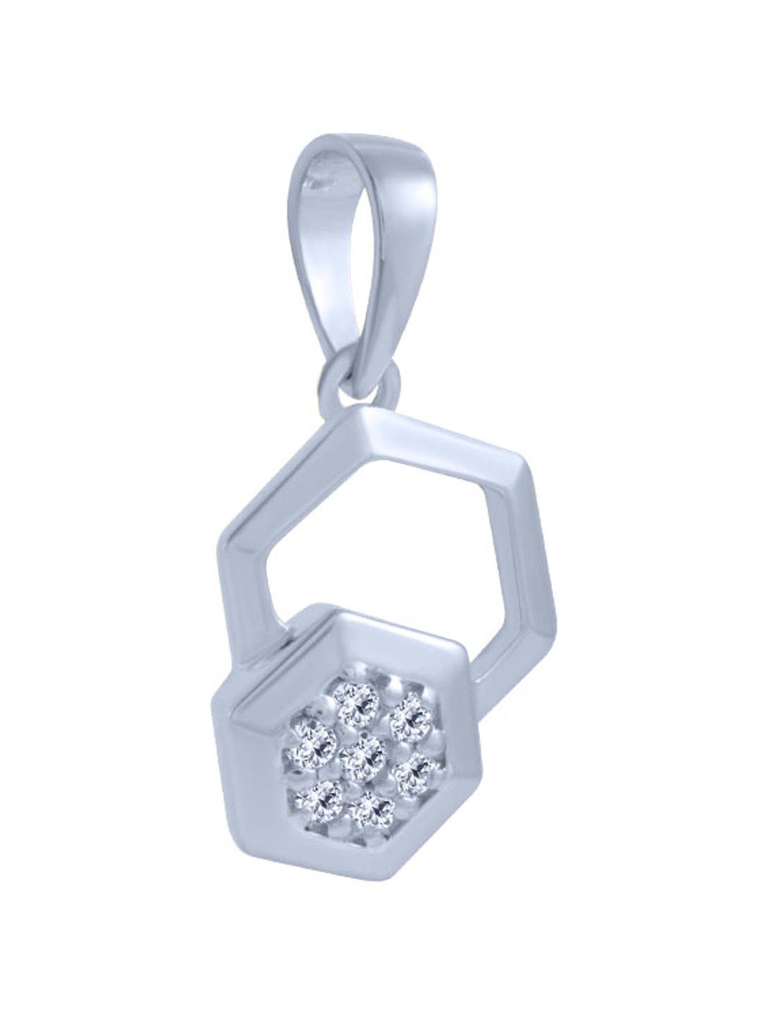 P.C. Chandra Jewellers 18 kt Gold & Diamond Pendant