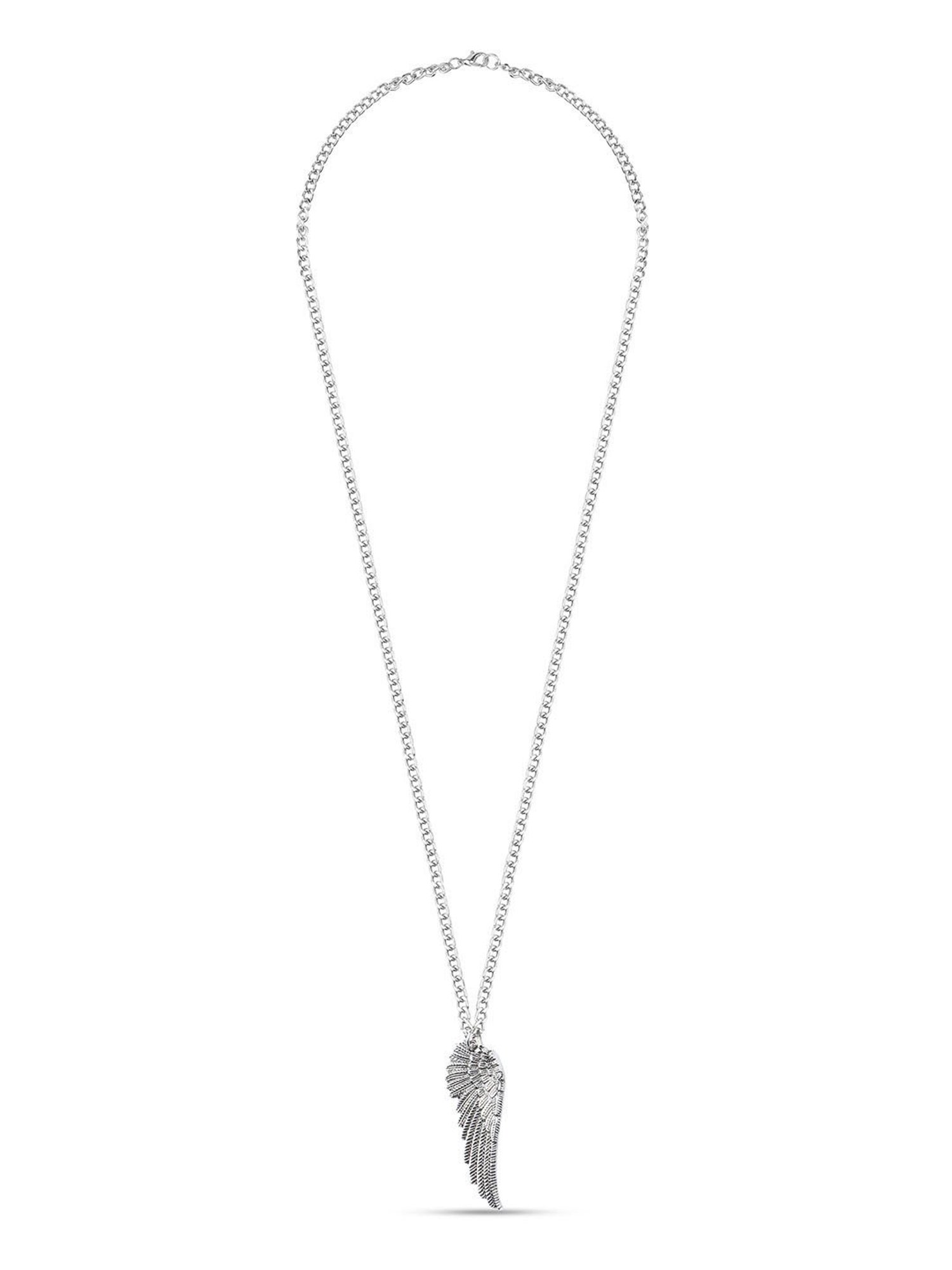 ToniQ Gold-Plated White Baroque Choker Necklace for Women