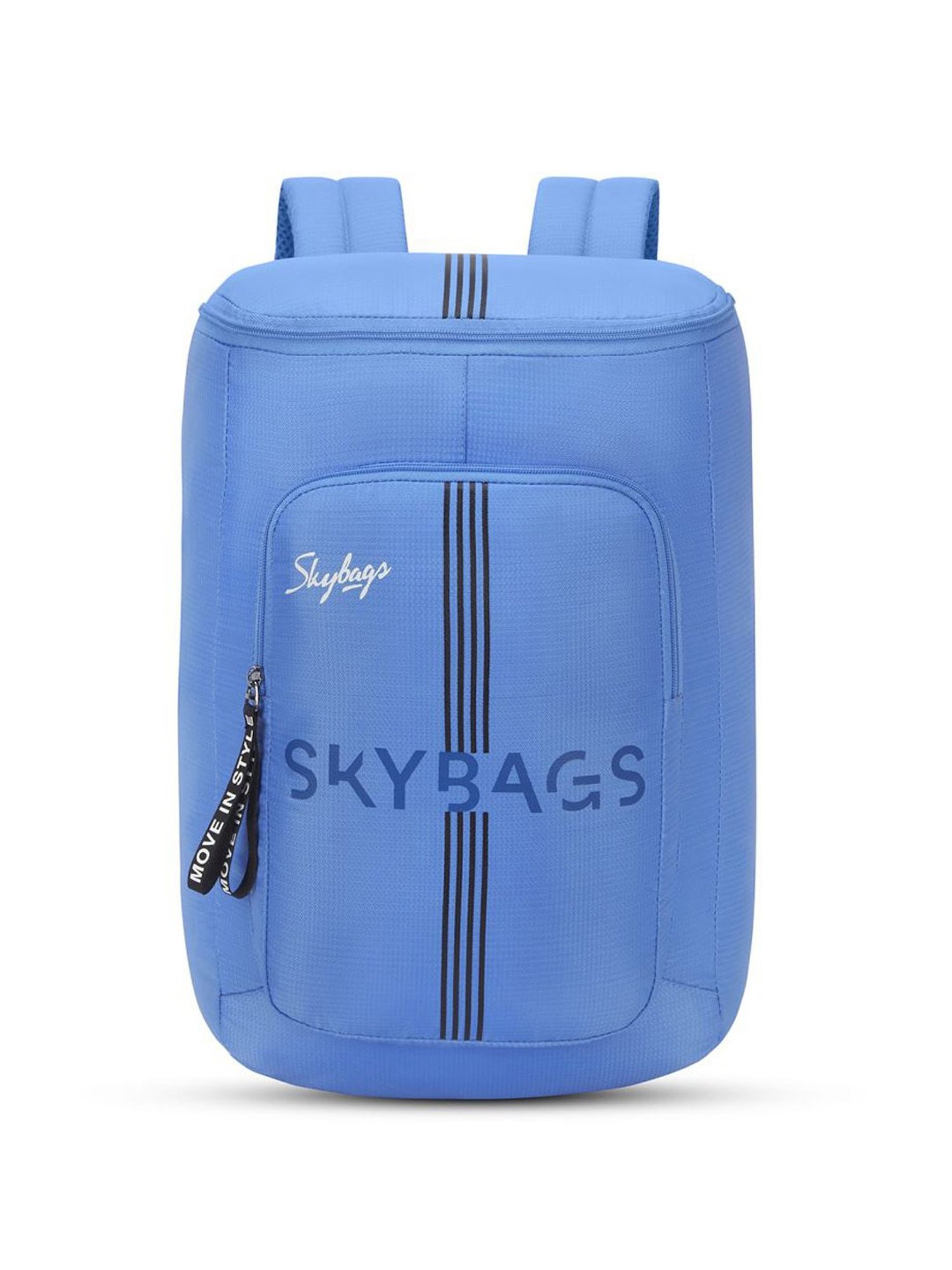 Skybags Tribe Pro 01 Blue Polyester Printed Laptop Backpack - 18 Ltrs