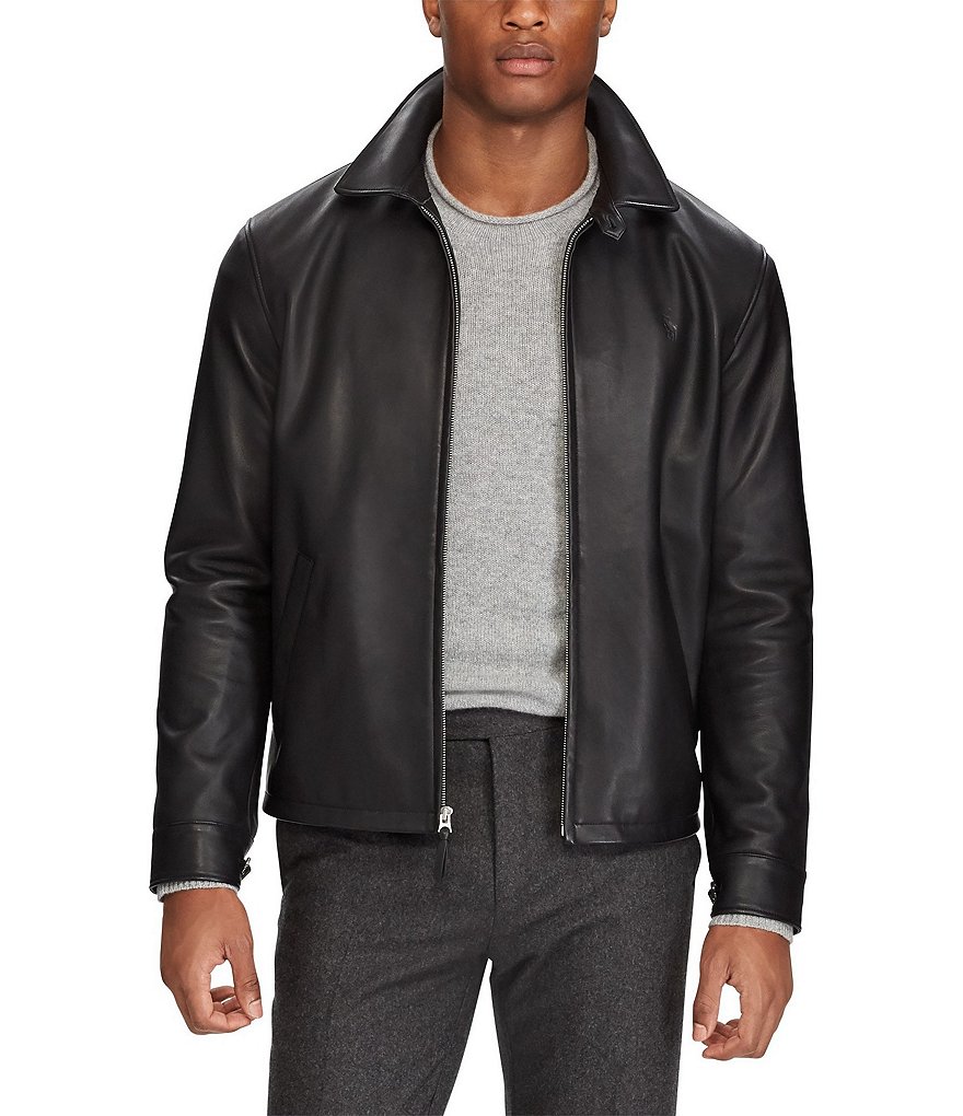 Polo Ralph Lauren Lambskin Leather Jacket