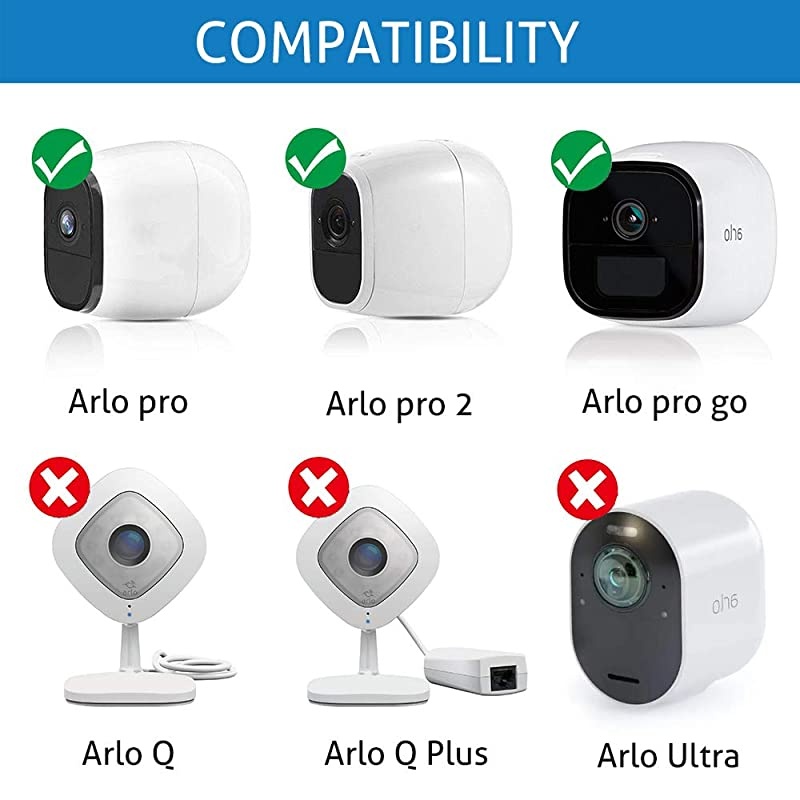 Outdoor Quick Charge 30 Power Adapter Continuously Power Supply Compatible with Arlo Pro Arlo Pro 2 and Arlo Go 164 ft5 m Long and Thin Cable