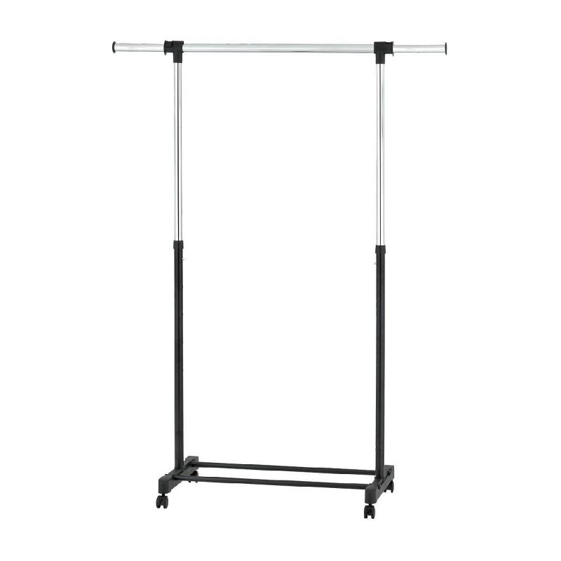 Adjustable Single Rod Garment Rack Black - Room Essentials™
