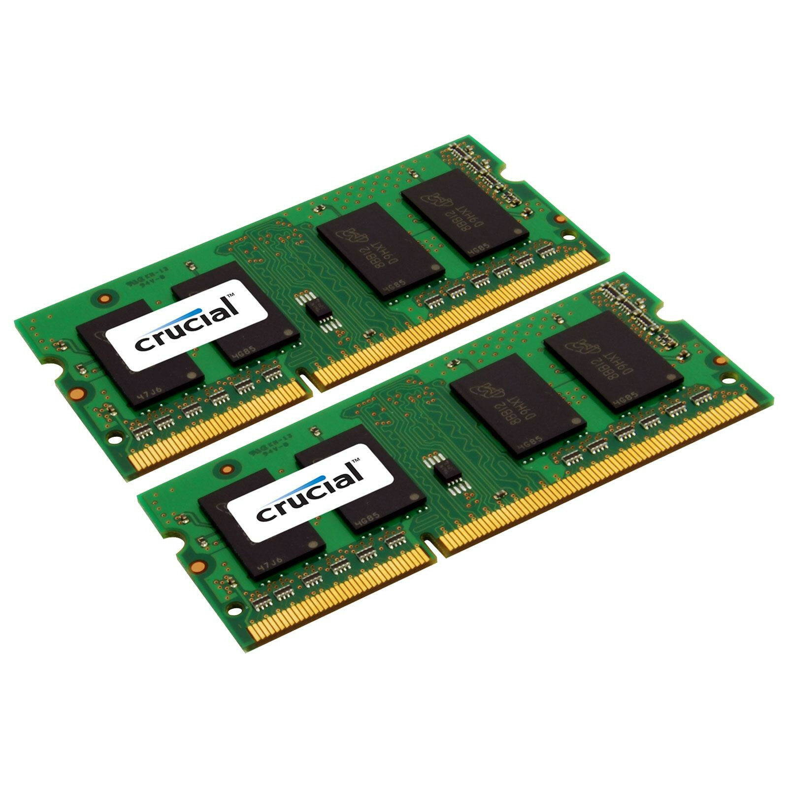 Crucial 8GB Kit 2 x 4GB DDR3 1600 MHz PC3-12800 DDR3L Laptop RAM Sodimm Memory