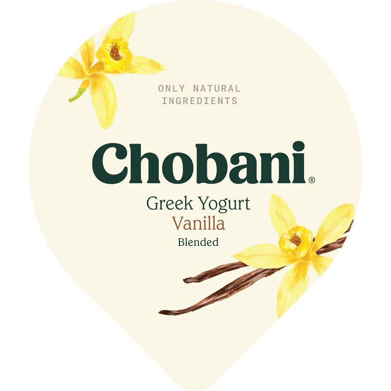 Chobani Vanilla Blended Nonfat Greek Yogurt - 5.3oz