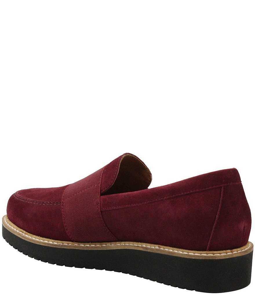 L'Amour Des Pieds Xanthus Suede Slip On Loafers