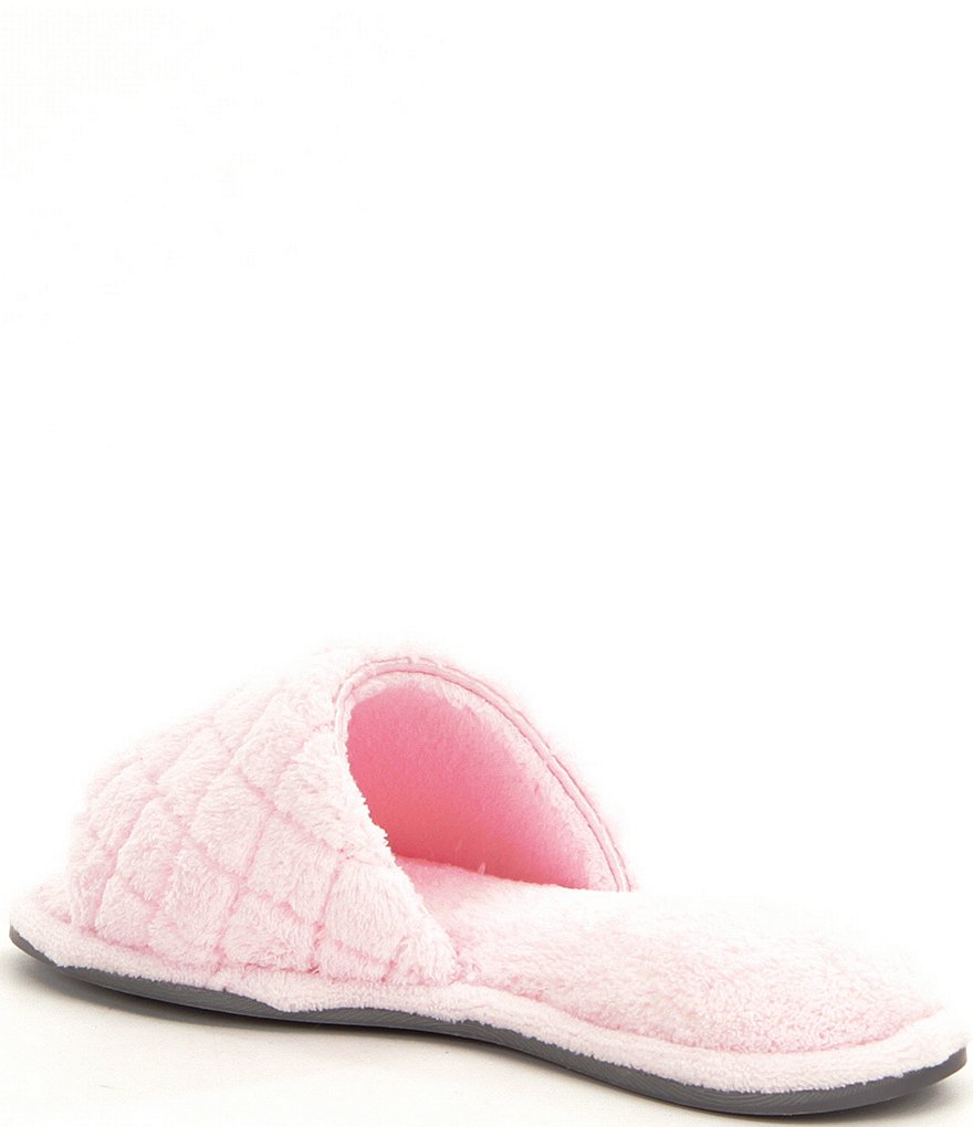 Cabernet Quilted Microfiber Terry Slippers