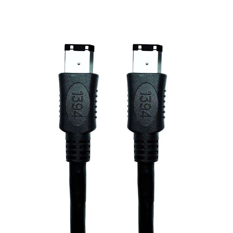 Besthot - FireWire/IEEE 1394 Cable - Apply to Mac PC Printer Terminal Equipment Length 1.2 m/3.93 Ft(6 pin-6 pin)