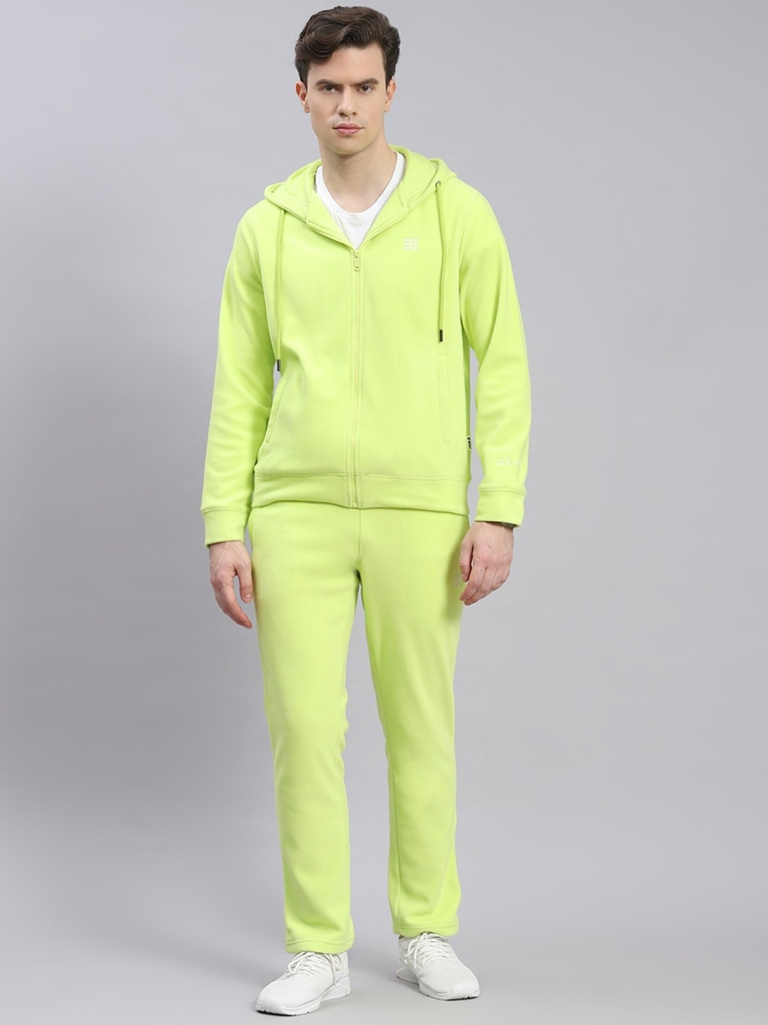Rock.It Green Regular Fit Tracksuits