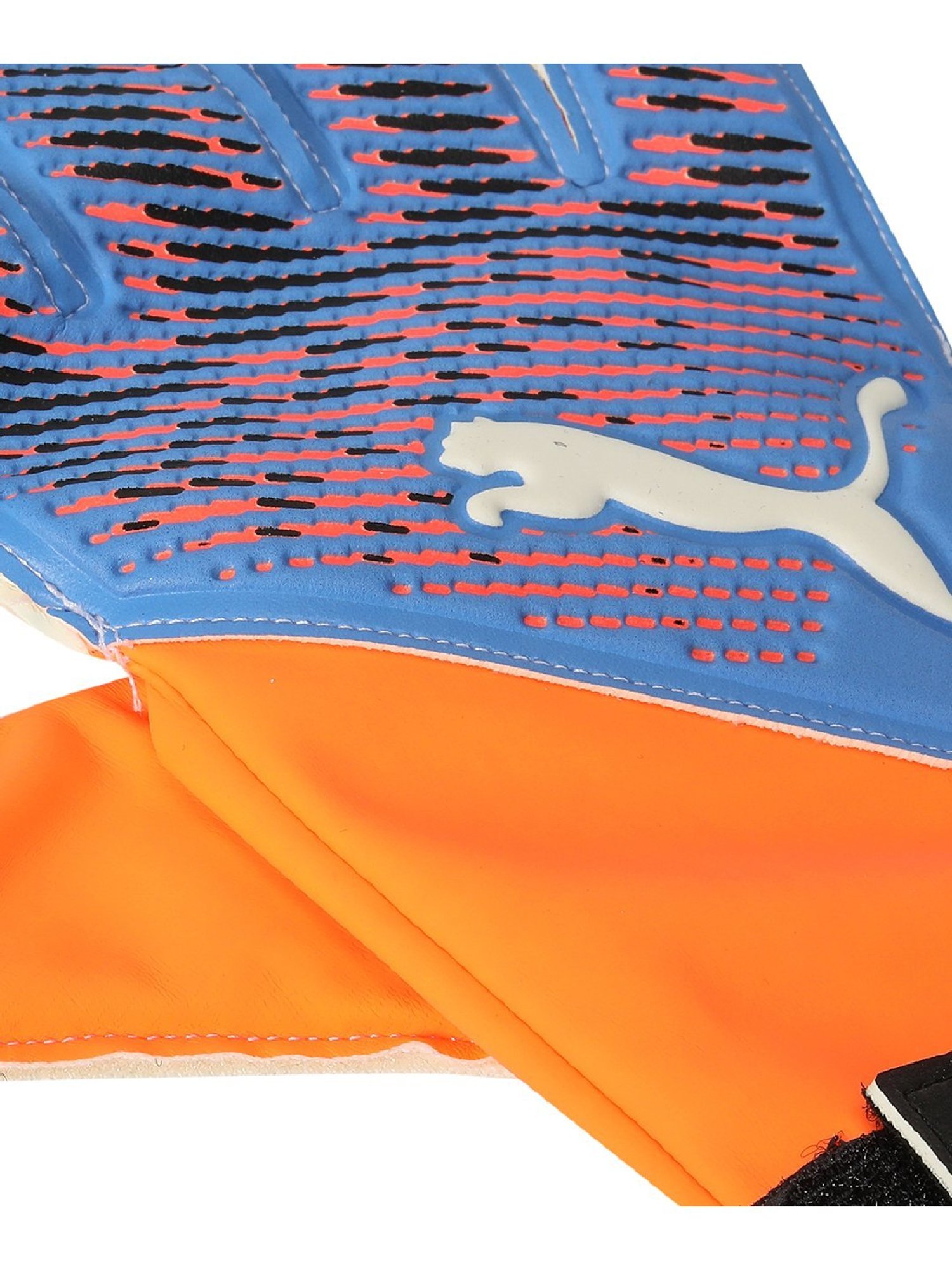 Puma Ultra Orange-Blue Glimmer Printed Gloves - Size- 11