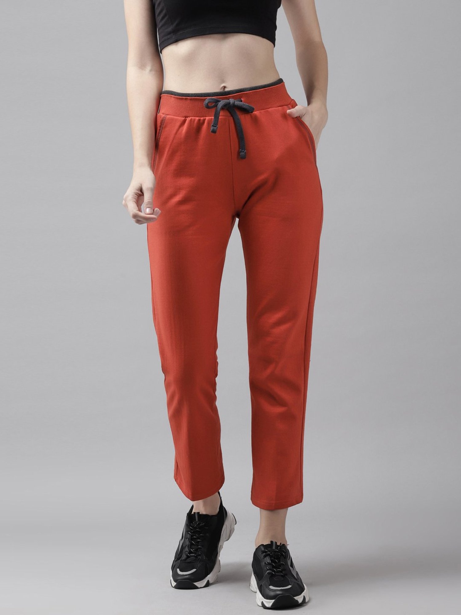 Cayman Rust Mid Rise Trackpants