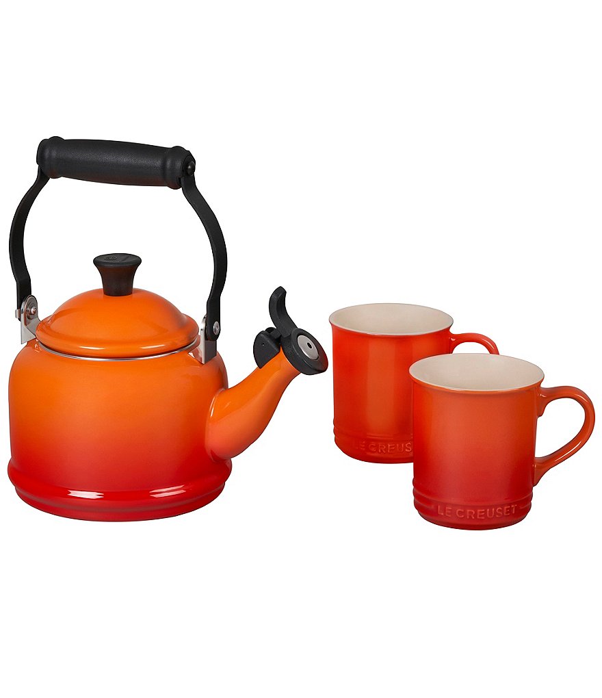 Le Creuset Demi Kettle and Mugs Set