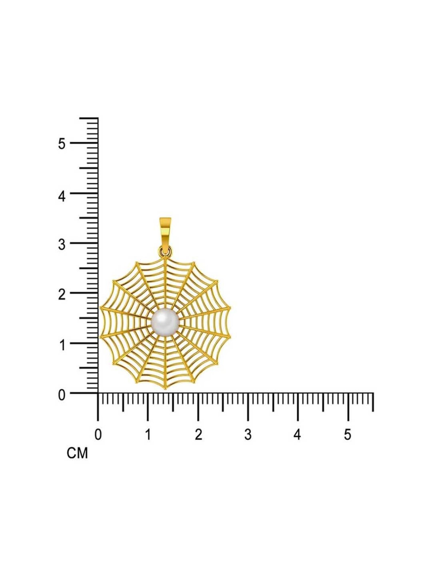 P.C. Chandra Jewellers 14k Yellow Gold Fun Filigree Pendant