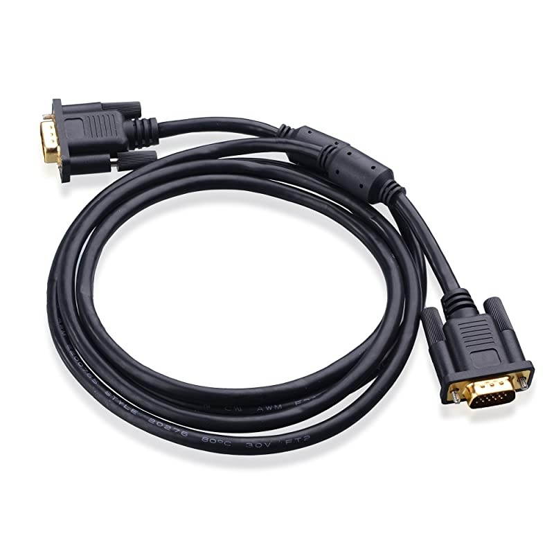 VGA to VGA with Ferrites (SVGA Cable) 6 Feet