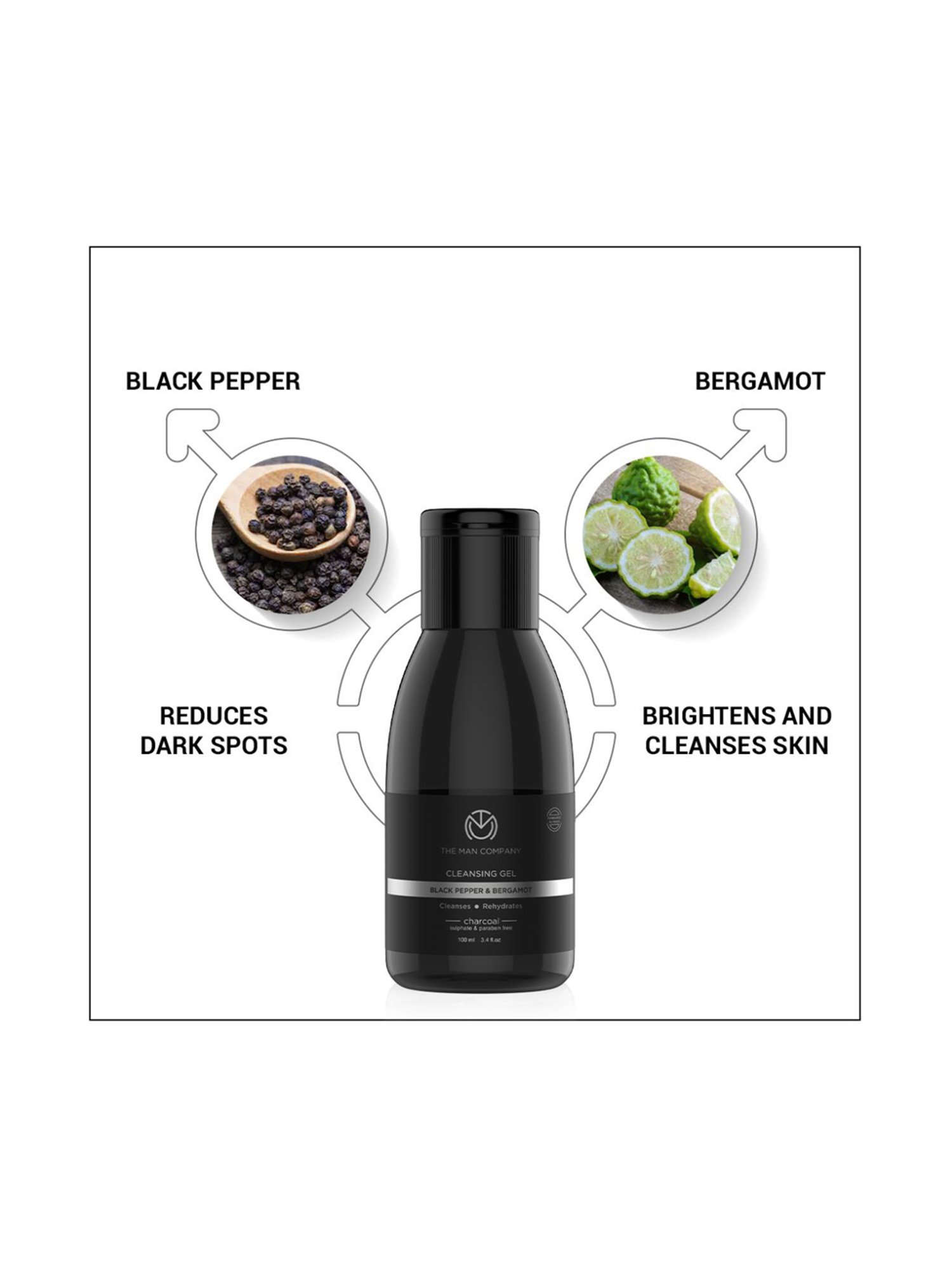 Mancode Detoxifying De Tan, Vitamin C & Acne Control Tea Tree Foaming Facewash (Pack of 3)