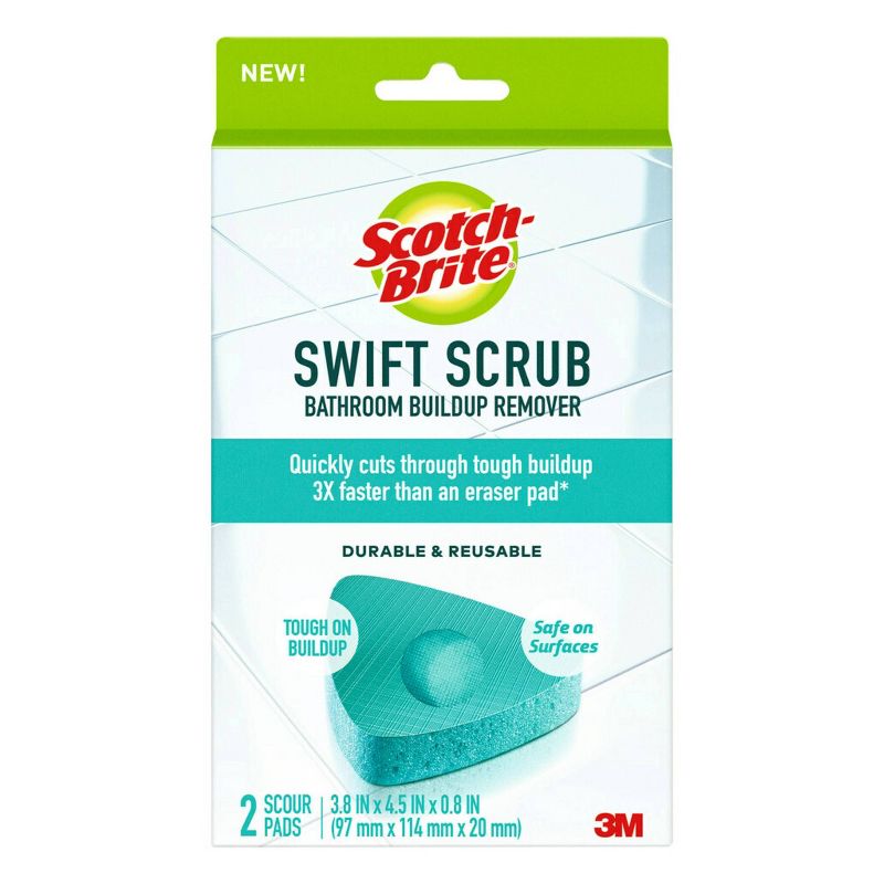 Scotch-Brite Swift Scrub Bathroom Buildup Remover - 2ct