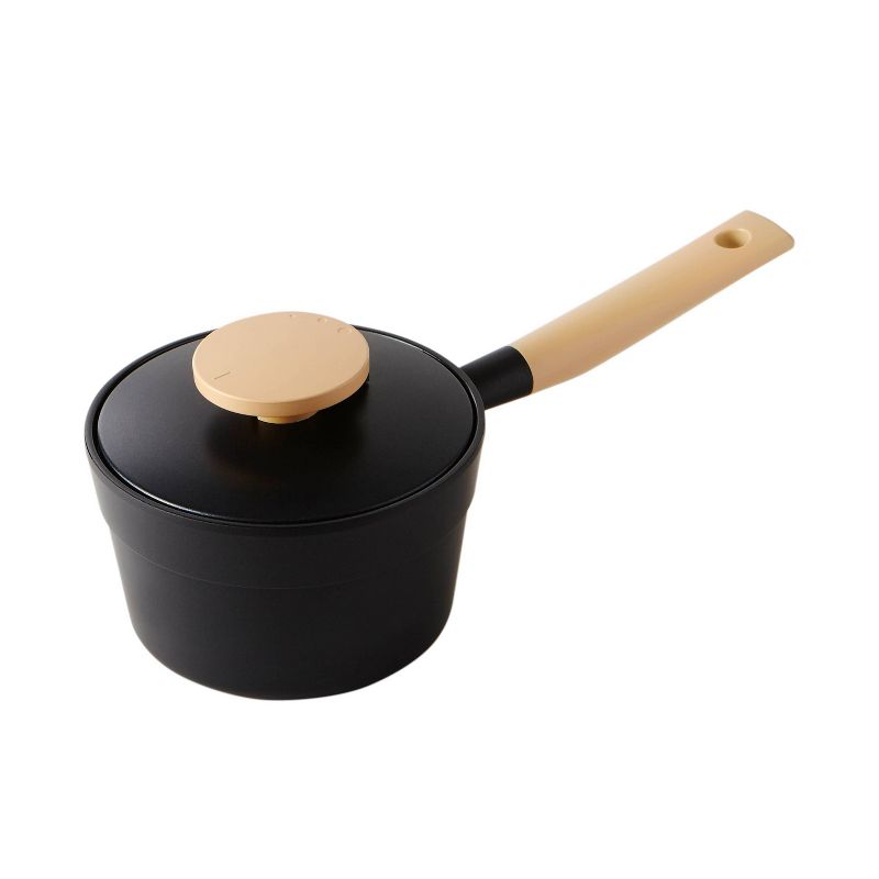 LocknLock Minimal 3qt Sauce Pan Black