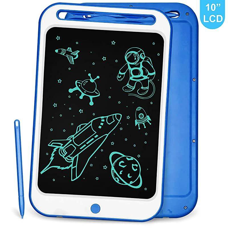 LCD Writing Tablet 10 Inch Digital Electronic Graphics Tablet Ewriter with Memory Lock Mini Board Handwriting Pad Suitable for Kids and Adults for Home SchoolOffice Update Dark Blue