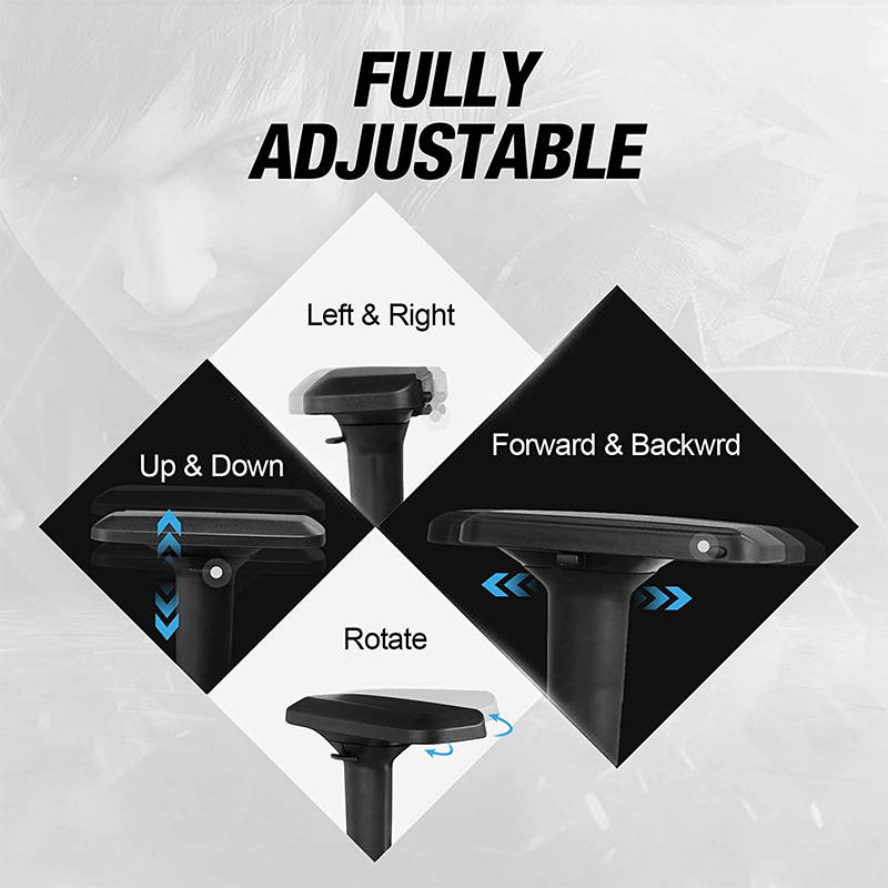 GTRACING Premium Gaming Chair Big and Tall 350lb, Ergonomic Computer Chair with Recliner, Swivel, Tilt, 4D Armrests, High Backrest, Rocker Seat Height Adjustment Mechanisms